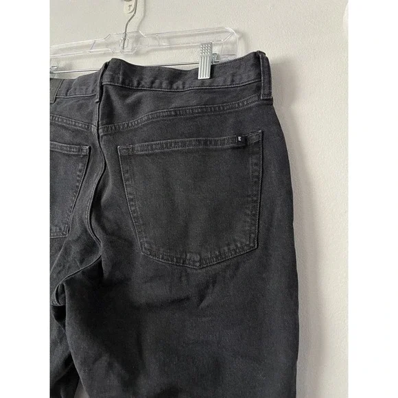Everlane The Organic Taper Stretch Denim Black Jeans Men’s Size 33x28